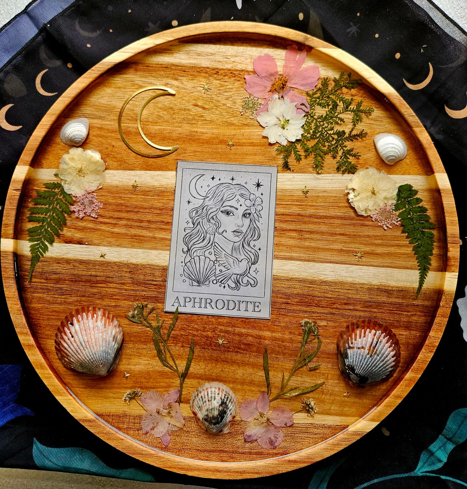 Custom Goddess Spellwork Tray, Large, 12 inch Tray - Image 3