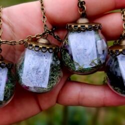 Goddess Globe Pendant Necklaces