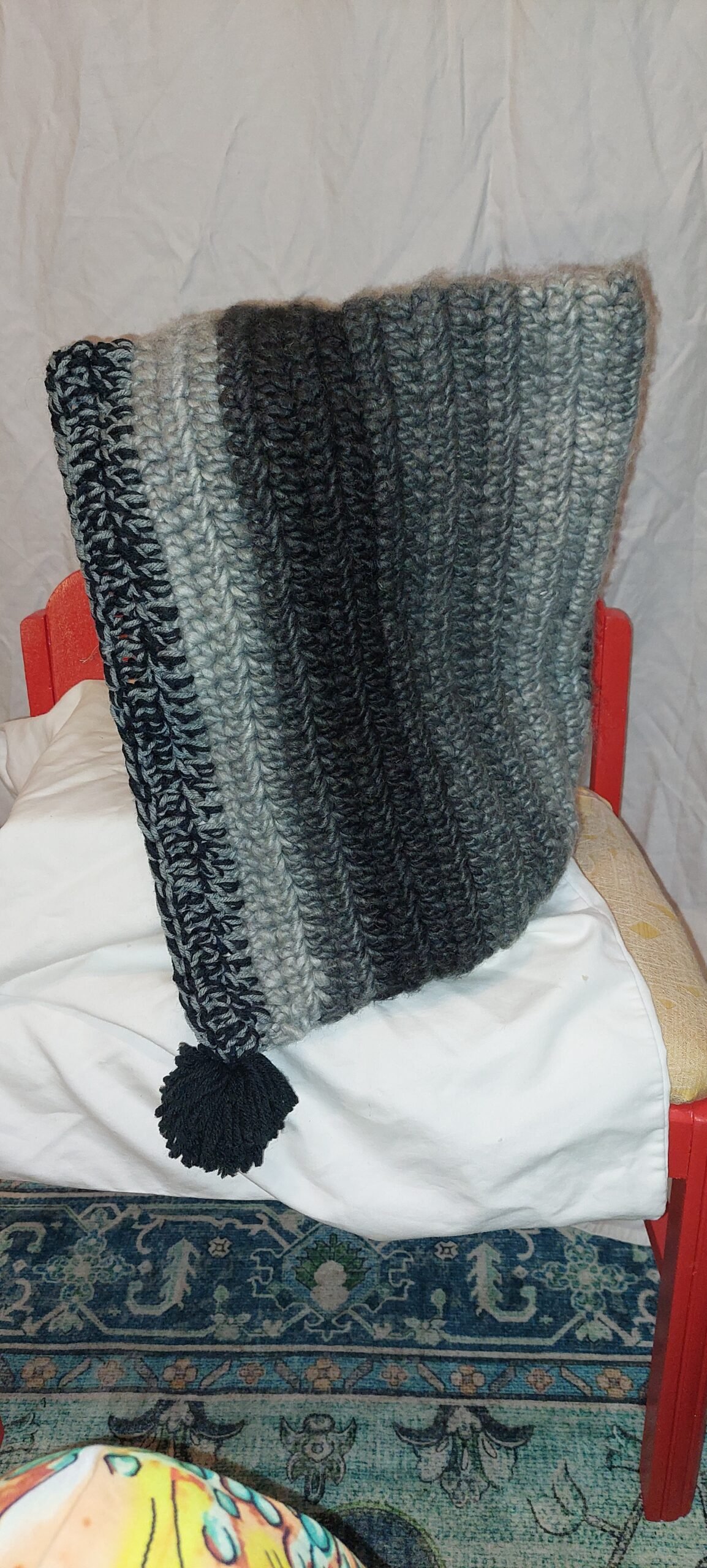 Free-Spirit Crochet Boho Hood - Image 2