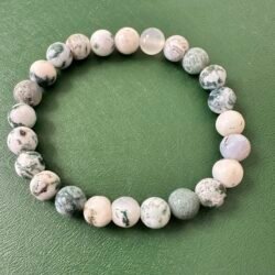 Moss Agate Stretch Bracelet
