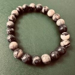 Zebra Jasper Stretch Bracelet