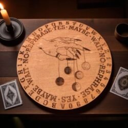 Witch Hand Moon Phase Pendulum Board divination