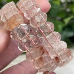 Fire Quartz Bangle Bracelet