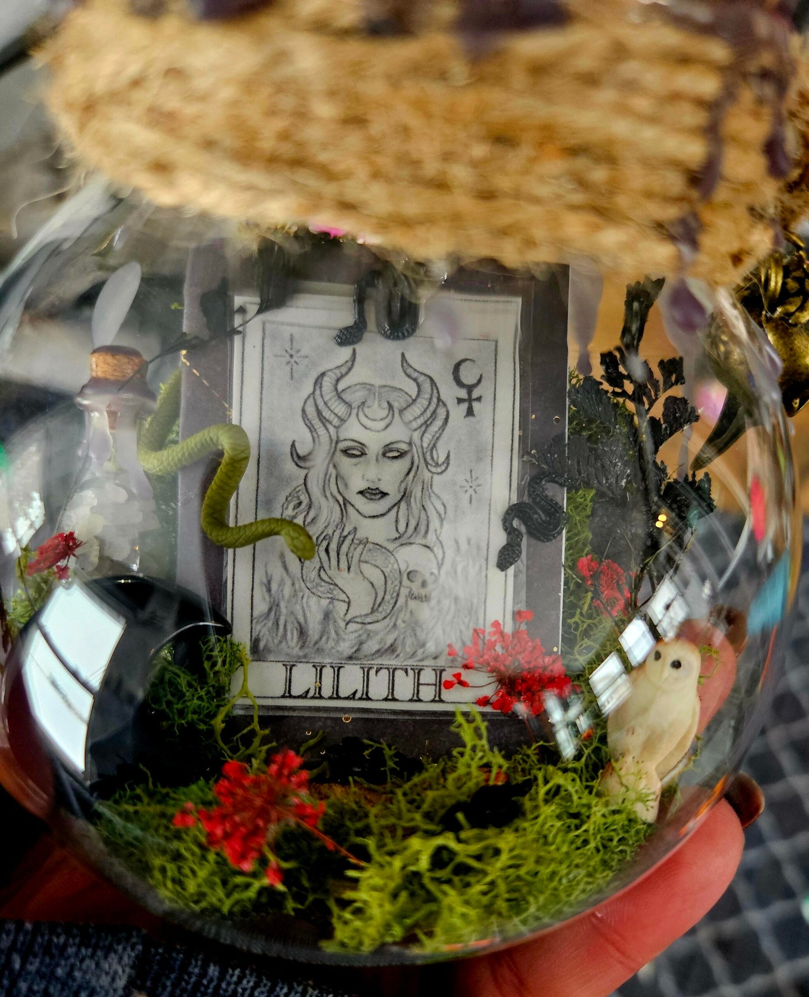 Lilith Goddess Bottle , Larger Sized - Image 4