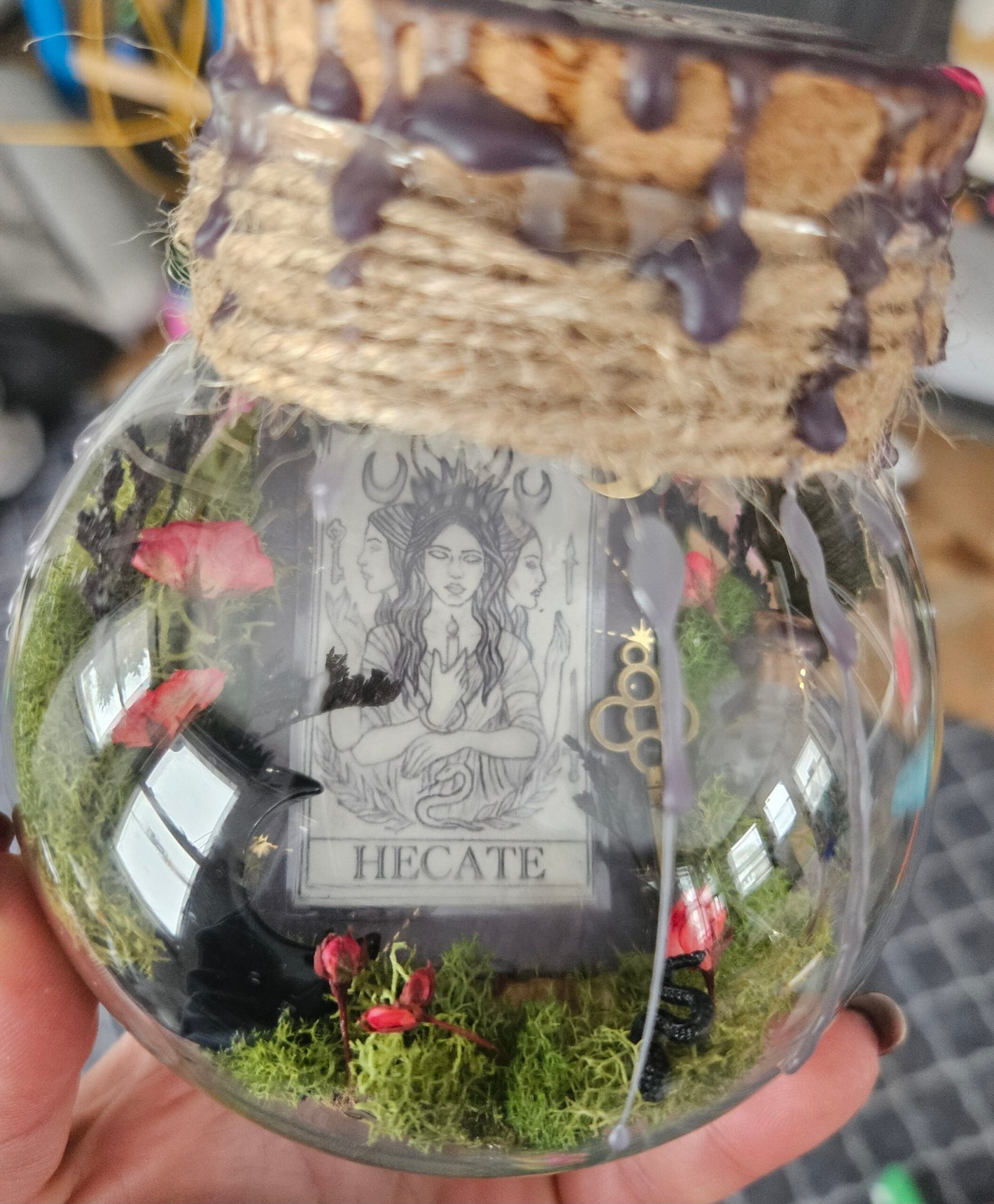 Hecate Goddess Bottle , Larger Sized - Image 7