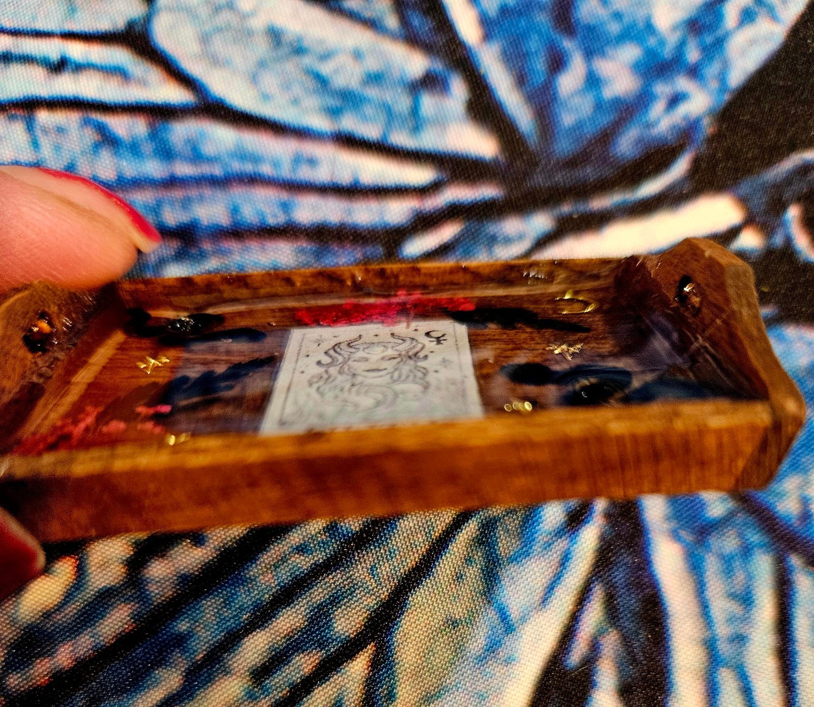 Mini Goddess Offering Trays, for Travel, Office or on the go. Pocket Size Devotional Piece - Image 9