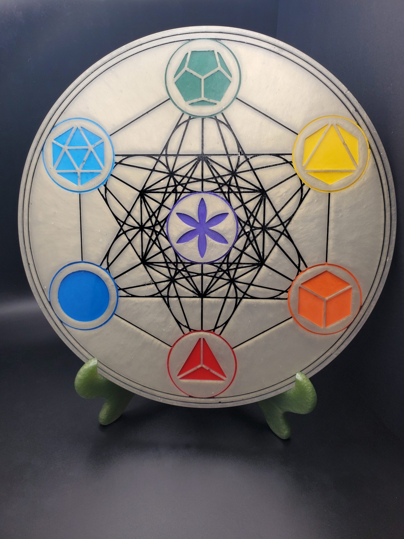 XL Geometric Crystal Grid