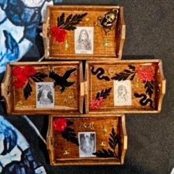 Mini Goddess Offering Trays, for Travel, Office or on the go. Pocket Size Devotional Piece