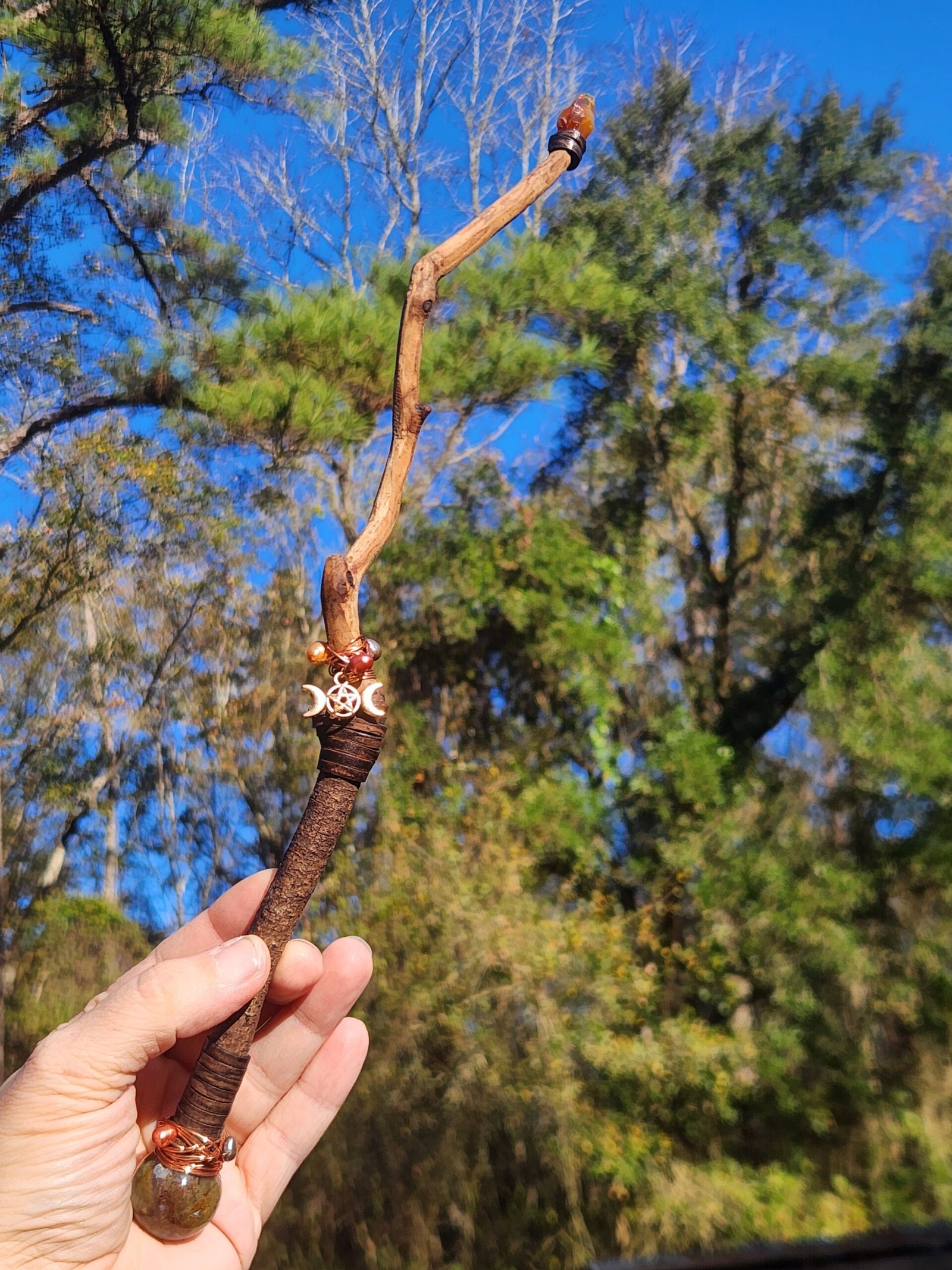 Opal and Ocean Jasper wand