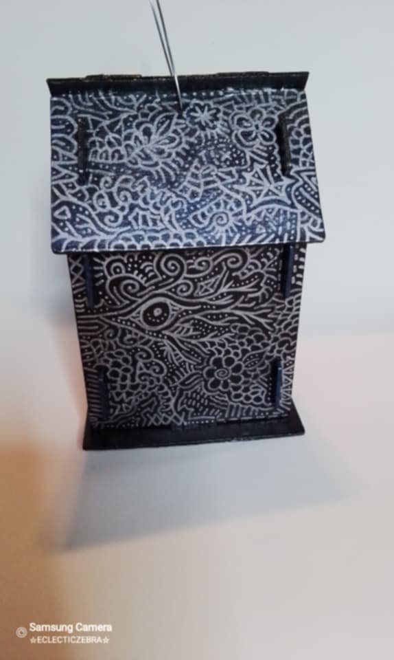 Handpainted wooden bird house..The Art of Random.. - Image 7