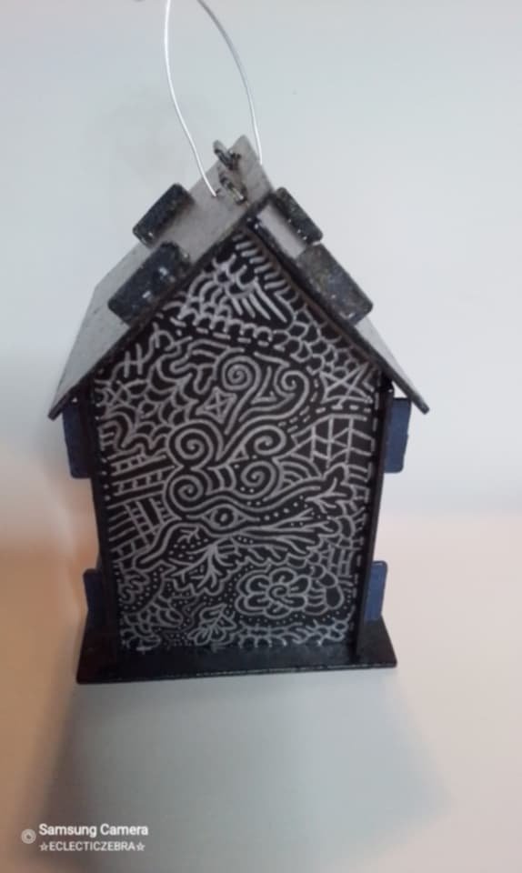 Handpainted wooden bird house..The Art of Random.. - Image 6