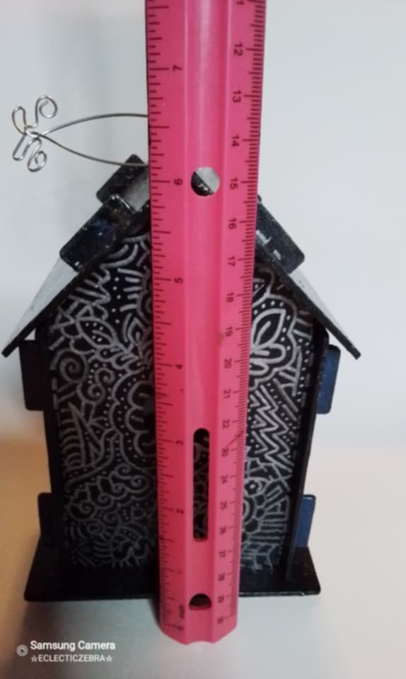 Handpainted wooden bird house..The Art of Random.. - Image 4