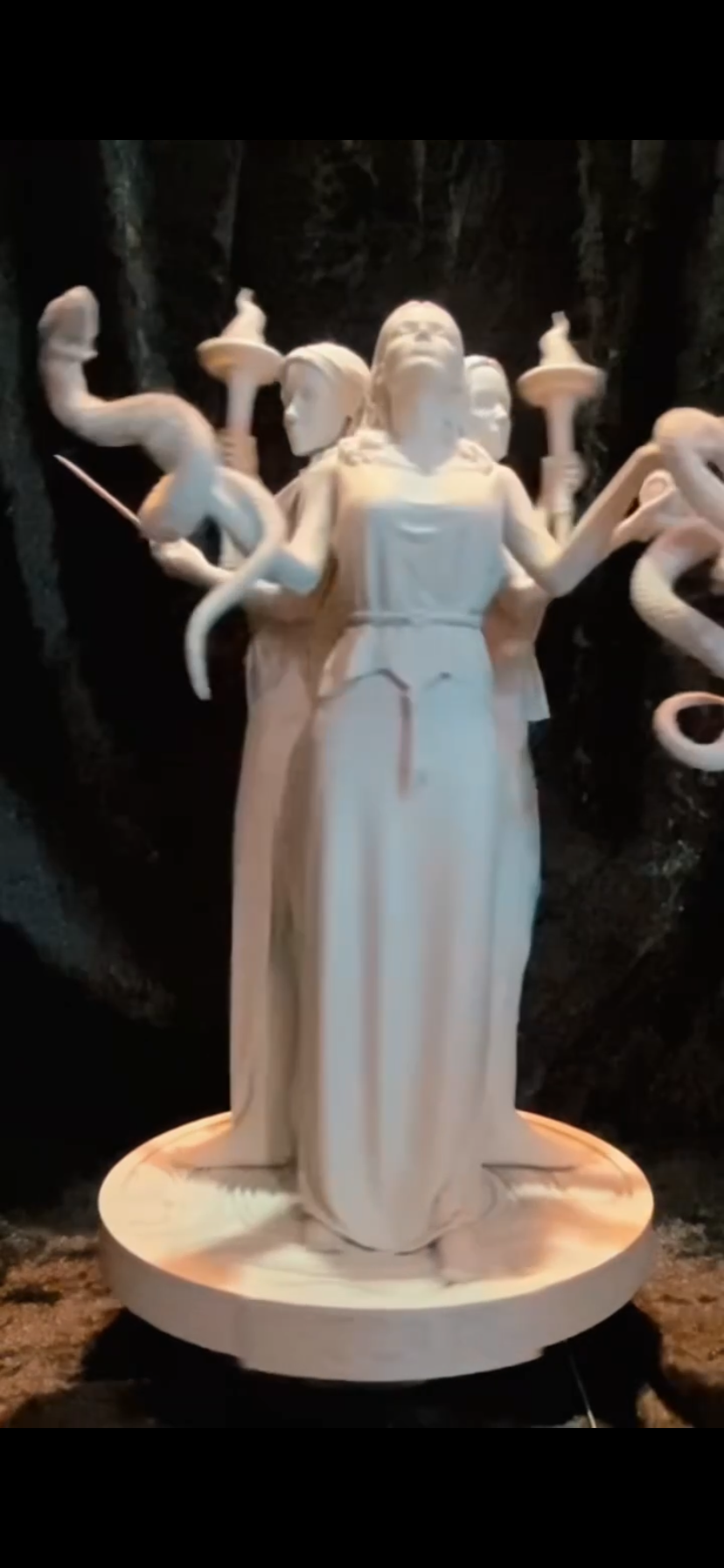 8” Hecate 3d printed statue