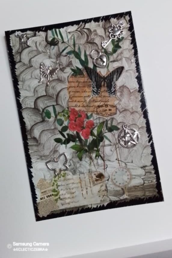 Altered Art decor...OOAK wall hanging