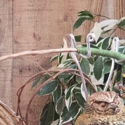 Ocean jasper and herkimer wand