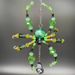 Hand crafted glass beaded spider