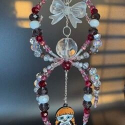 Annabell glass beaded spider