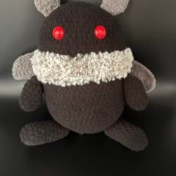 Large crochet mothman