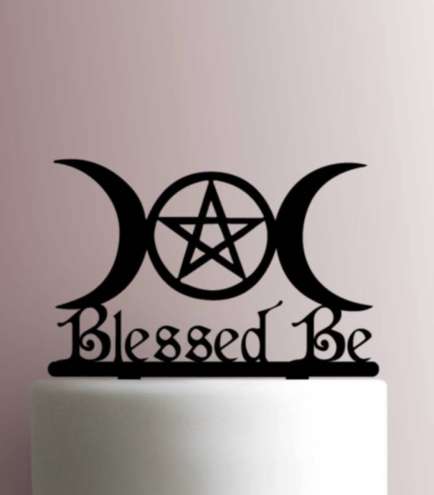 Blessed be cake topper/ wall decoration.