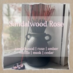 Incense Sticks | Sandalwood Rose | Purification & Love
