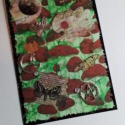 POSTCARD SERIES Altered Art decor...OOAK wall hanging