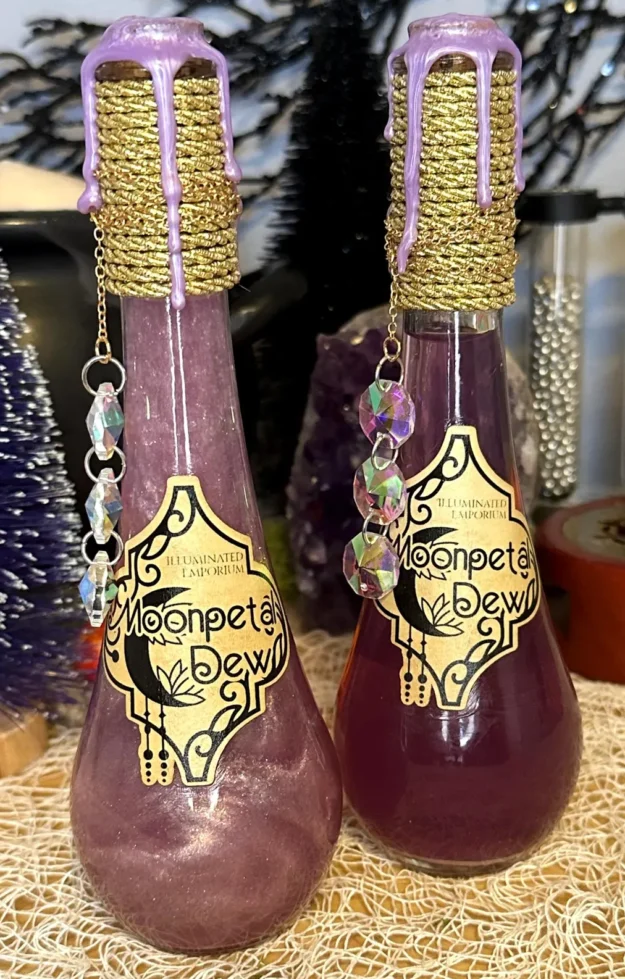 Moonpetal Dew Apothecary Potion Bottle
