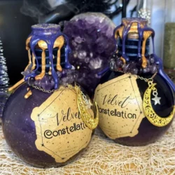 Velvet Constellation Potion Decorative Apothecary Bottle