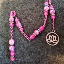 The Pink Lotus OOAK Pendulum