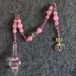 The Pink Meow OOAK Pendulum