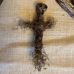 Mini Voodoo Doll, Earth Elemental, Altar Figurine, Sculpted Art Doll, Wiccan Altar Decor, Gothic Gift, OOAK, Spirit Doll, Pagan,Hoodoo