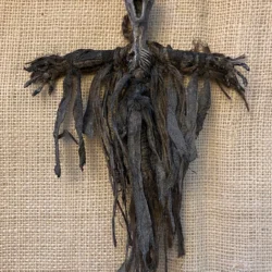 Protection Doll, Hand Crafted, Altar Figurine, Art Doll, Poppet, Spirit Doll, Voodoo Doll, Divination Tool, Hoodoo, Pagan, Wiccan, OOAK