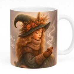 Cozy Autumn Witch Mug - 11oz