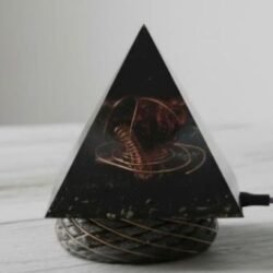 Black Salt| Orgonite Pyramid | Emf Awareness 5G Smart Meter