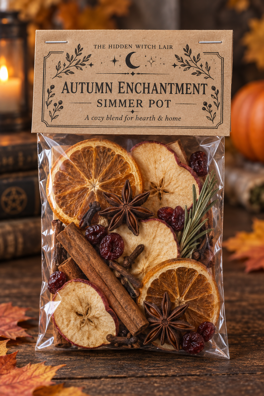 Autumn Enchantment Simmer Pot – Dried Fall Botanical Blend - Image 2