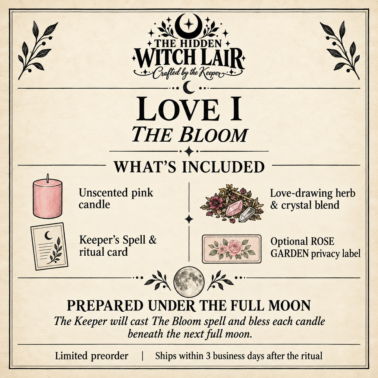 Love I: The Bloom flyer
