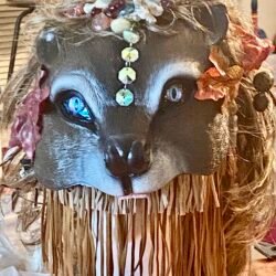 Squirrel Shamanic Power Animal Drumming Mask