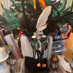 Crow Shamanic Power Animal Drumming Mask