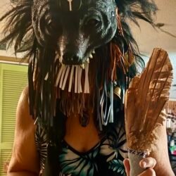Nordic Bear Shamanic Power Animal Drumming Mask