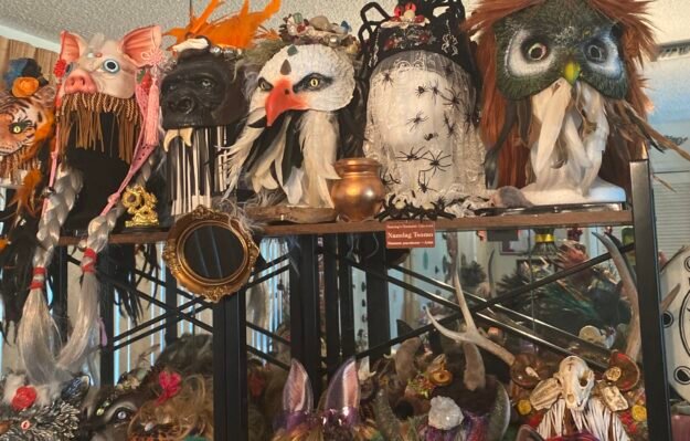 Namdag Tsomo’s Handmade Shamanic Power Animal and Beyond Drumming Masks