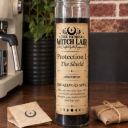 Protection I ~ The Shield ~ Blessed Intention Candle by The Hidden Witch Lair